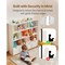 Kids Toy Storage Organizer with 11 Compartments 4 Drawers and Top Shelf Wooden Playroom Cabinet with Anti Tip Safety Kit